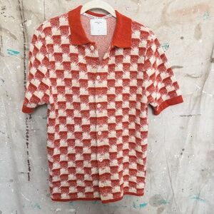Percival Perci Away Bouclé Knit Polo